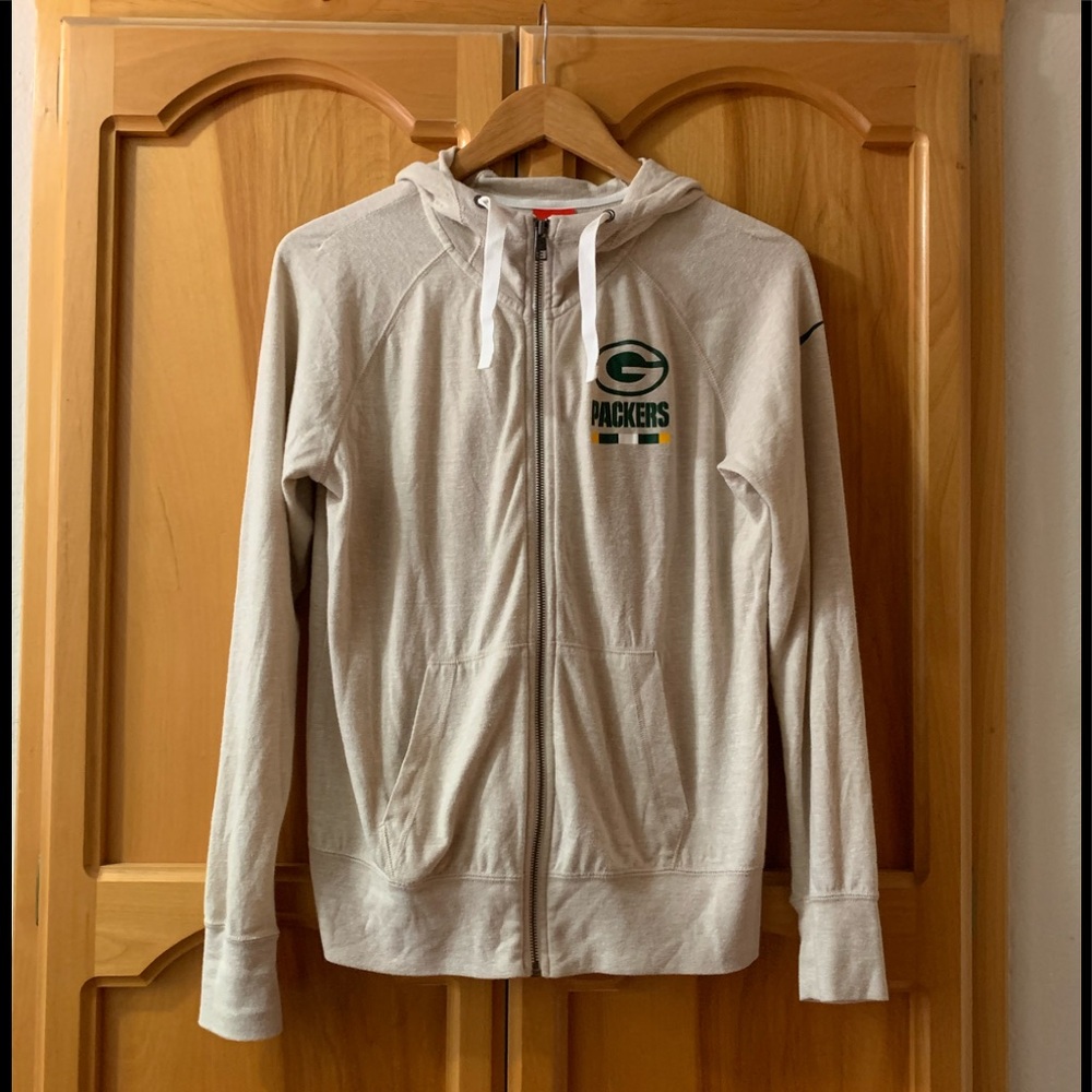 Nike Green Bay Packers Zip Up Sweatshirt